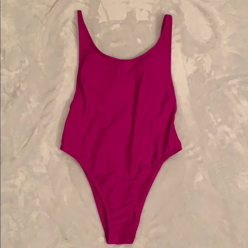 One piece bathing suit